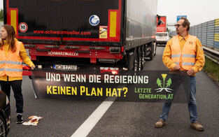 Stau-Alarm: Klima-Kleber blockieren Westautobahn in St. Pölten