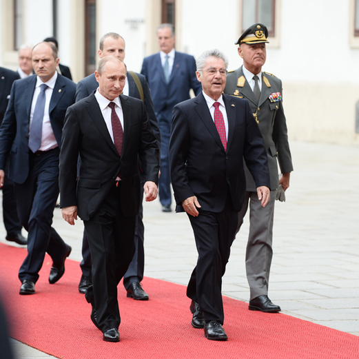 Putin zu Besuch in Wien