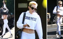 Miley Cyrus zeigt ihren flachen Bauch 