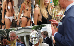 So verrückt feiert Prinz Charles mit Model Cara