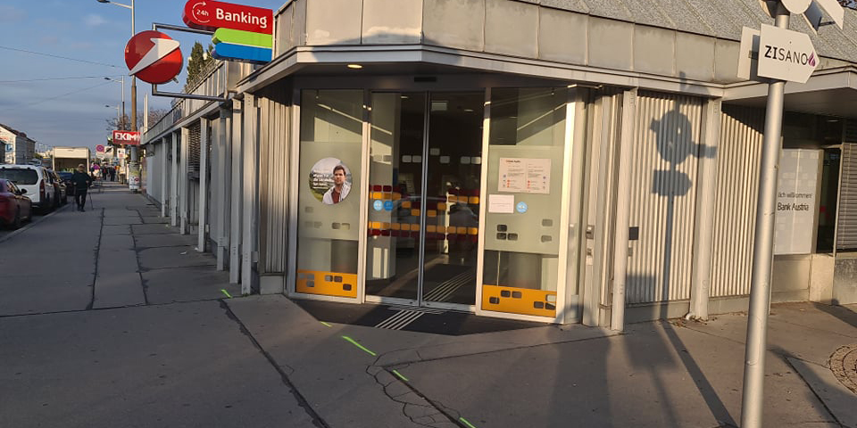 Banküberfall Brünner Straße Wien-Floridsdorf