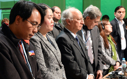 Philippinischer Delegierte kämpfte mit den Tränen