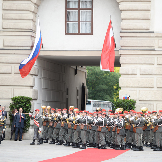 Putin zu Besuch in Wien