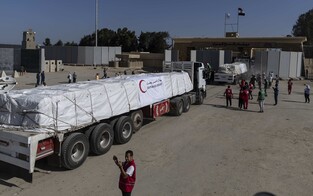 Grenze für erste Hilfslieferungen in Gazastreifen geöffnet