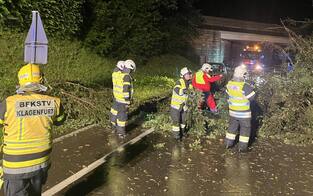 Sturmschäden und 350 Feuerwehreinsätze in Kärnten