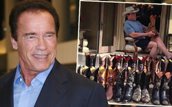 Arnie zeigt seine Cowboy-Boots