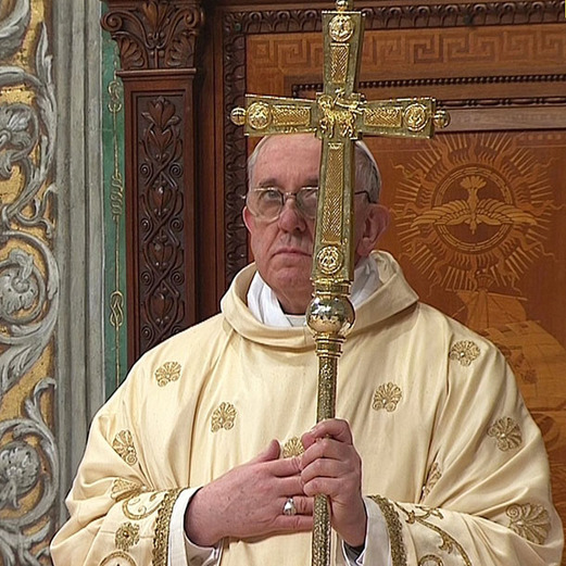Die erste Papst-Messe