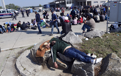 10.000 Flüchtlinge in Nickelsdorf erwartet