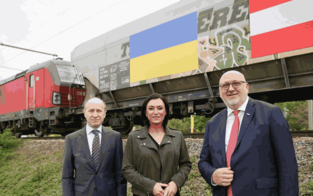 1.450 Tonnen Mais für Tierfutter per Zug aus Ukraine in Wien eingetroffen