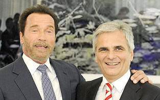 Schwarzenegger: Schnitzel mit Kanzler