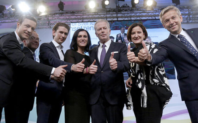 Mitterlehner mit 99,1 % zum ÖVP-Chef gekürt