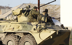 Krim: Schüsse bei Angriff auf Militärbasis