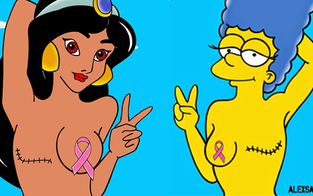 Comic-Frauen werden Brüste amputiert