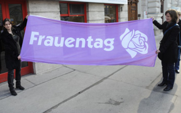 SPÖ-Frauen demonstrieren am Frauentag