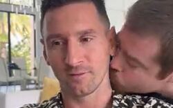 Youtube-Star küsst Messi - überraschende Reaktion