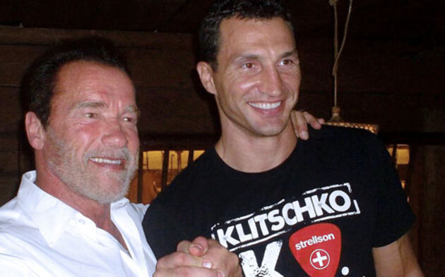 Arnold Schwarzenegger & Wladimir Klitschko in Kitzbühel