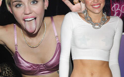 Miley Cyrus feiert ihr neues Album in Dessous