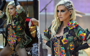 Kesha bastelt sich Outfit aus menschlichen Zähnen