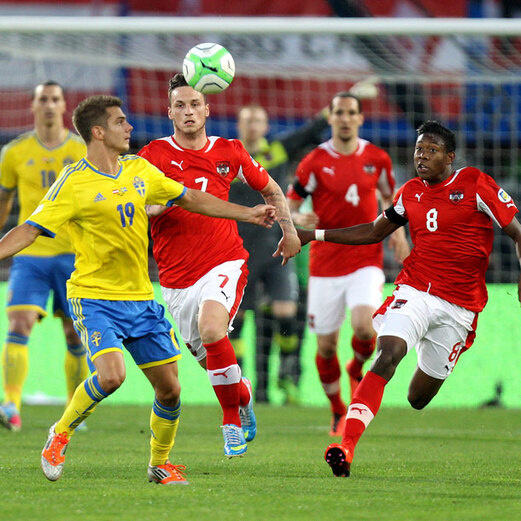 Die Bilder vom Schweden-Match