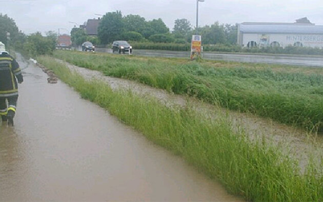 Starkregen überflutet Österreich