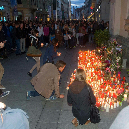 Graz: Eine Stadt in tiefer Trauer