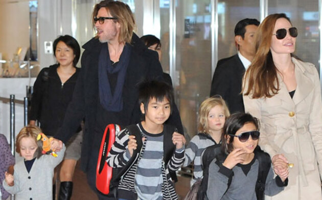 Brad Pitt, Angelina Jolie, Kinder