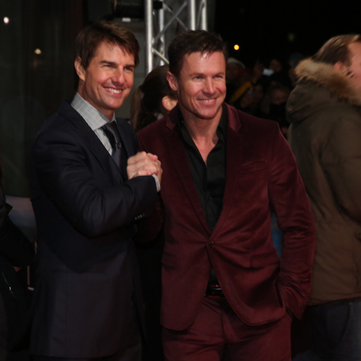 Tom Cruise und Felix Baumgartner