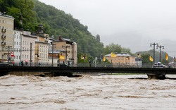 Hochwasser in Salzburg 