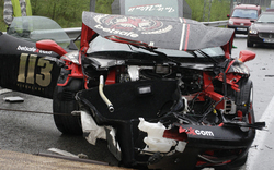 Horror-Crash bei Gumball 3000 Rallye