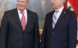 Deutscher Präsident Gauck in Wien