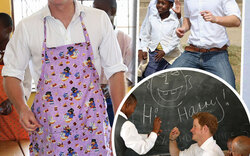 Harry erobert Afrika - in einer Kochschürze