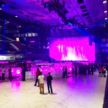 Fans bei Lady Gaga in der Wiener Stadthalle