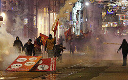 Krawalle bei Protesten in Istanbul