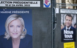 Frankreich: Marine Le Pen dicht hinter Macron