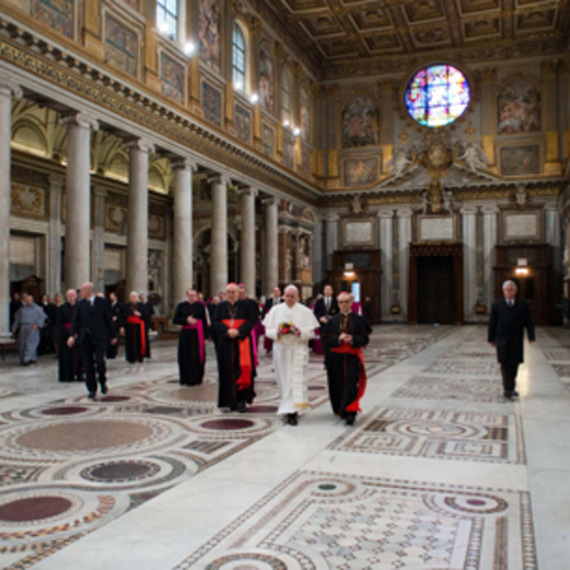 Papst betete in Santa Maria Maggiore