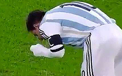 Messi übergab sich am Spielfeld