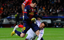 Hier verletzt sich Lionel Messi