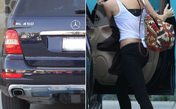 Miley Cyrus parkt auf dem Behindertenparkplatz