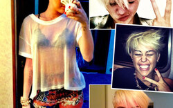 "Blondie" Cyrus: Total verliebt in ihre neue Frisur