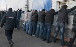Moskau: Polizei geht gegen Gastarbeiter vor
