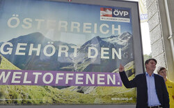 ÖVP-Plakate ohne Spindelegger 