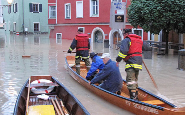 Alle Bilder: Hochwasser in Österreich 
