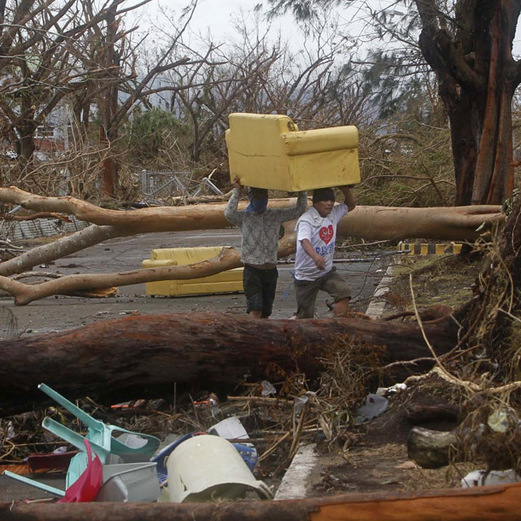 Not und Elend nach Haiyan