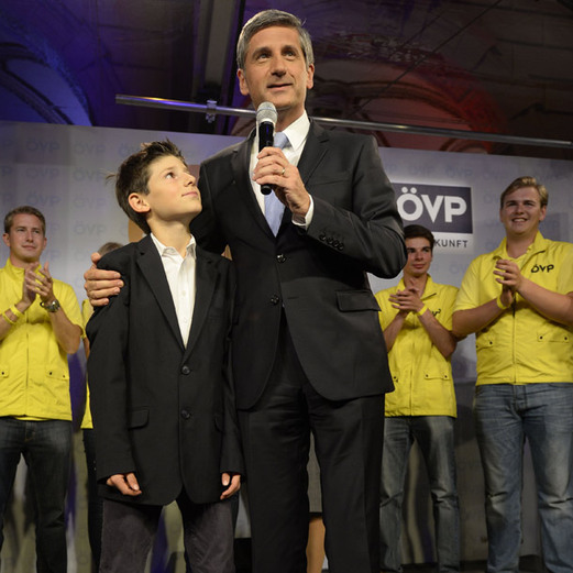 Wahlfeier der ÖVP in Wien 