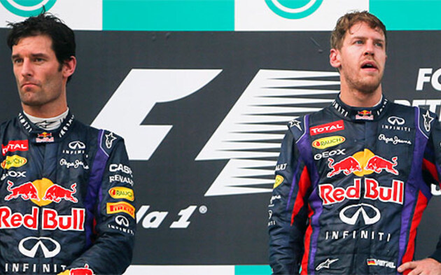 Mark Webber, Sebastian Vettel 