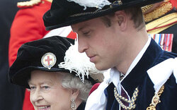 Prinz William beim Garter Day ohne seine Kate